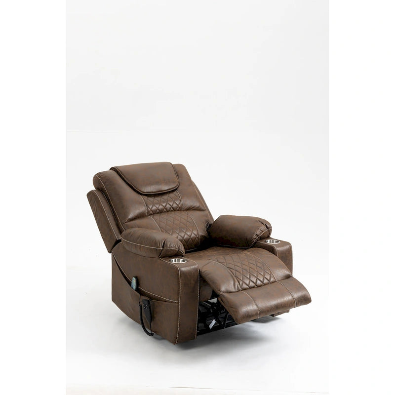 Oversized Electric Lift Recliner Chair with 180 Degree Lay Flat