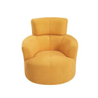 360 Swivel Barrel Chair with Adjustable Headrest - Berber Fleece Upholstery
