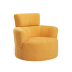 360 Swivel Barrel Chair with Adjustable Headrest - Berber Fleece Upholstery