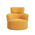 360 Swivel Barrel Chair with Adjustable Headrest - Berber Fleece Upholstery
