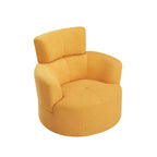 360 Swivel Barrel Chair with Adjustable Headrest - Berber Fleece Upholstery