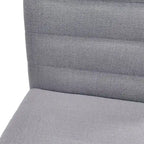 Mid-Century Modern Channel Stitch Dining Chairs - Set of 2