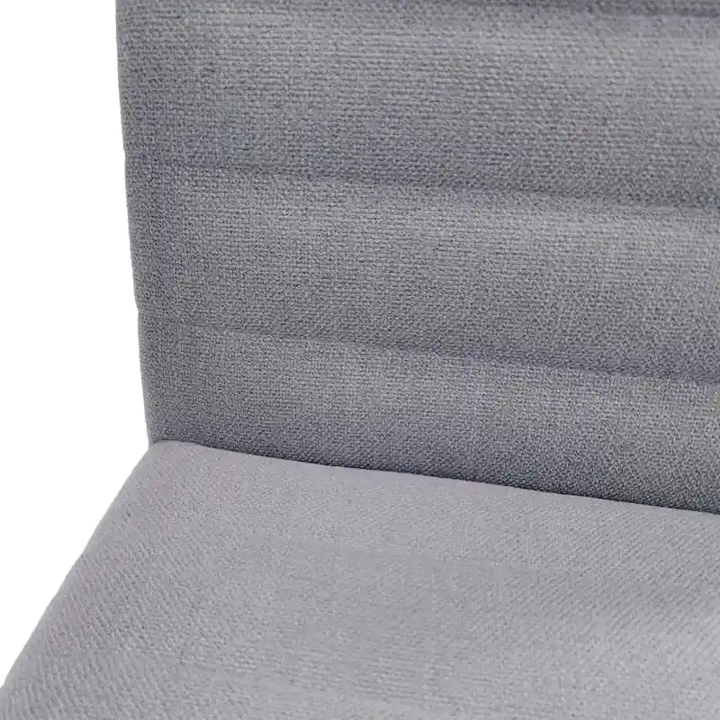 Mid-Century Modern Channel Stitch Dining Chairs - Set of 2