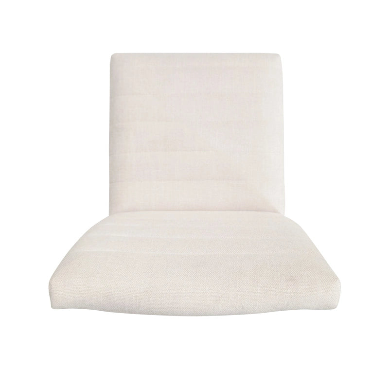 Mid-Century Modern Channel Stitch Dining Chairs - Set of 2