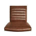 Mid-Century Modern Channel Stitch Dining Chairs - Set of 2