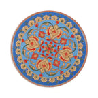 Indoor Lace Cut Side Table with Tile Mosaic Top