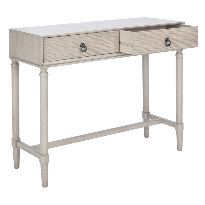 French Country 2-Drawer Console Table - 35.5 W x 13 L x 29.5 H