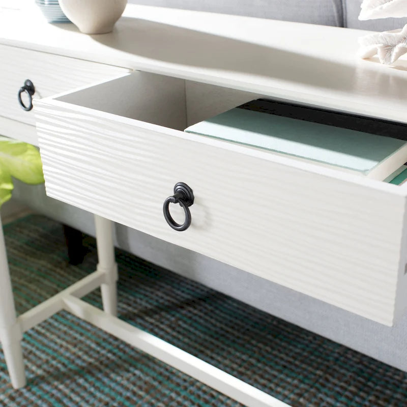 French Country 2-Drawer Console Table - 35.5 W x 13 L x 29.5 H