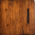 7-Piece Solid Rubberwood Dining Set with Extendable Table and Ladder-Back Chairs