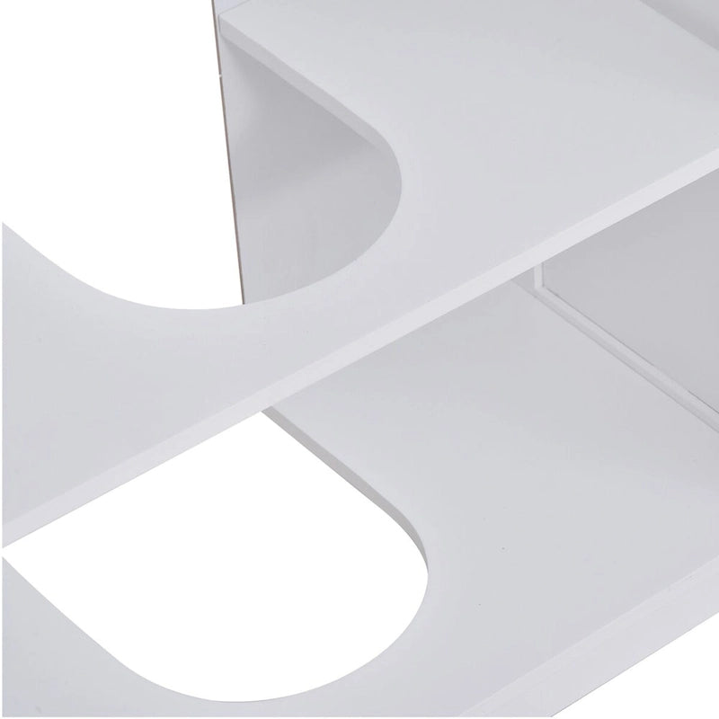 Under Sink Storage Cabinet with Adjustable Shelf - U-Shaped Design